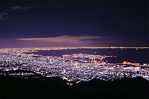 摩耶山掬星台夜景